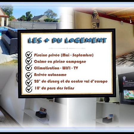 15Min De Disney, Dependance Et Piscine Privee A La Campagne Crevecoeur-en Brie Zewnętrze zdjęcie